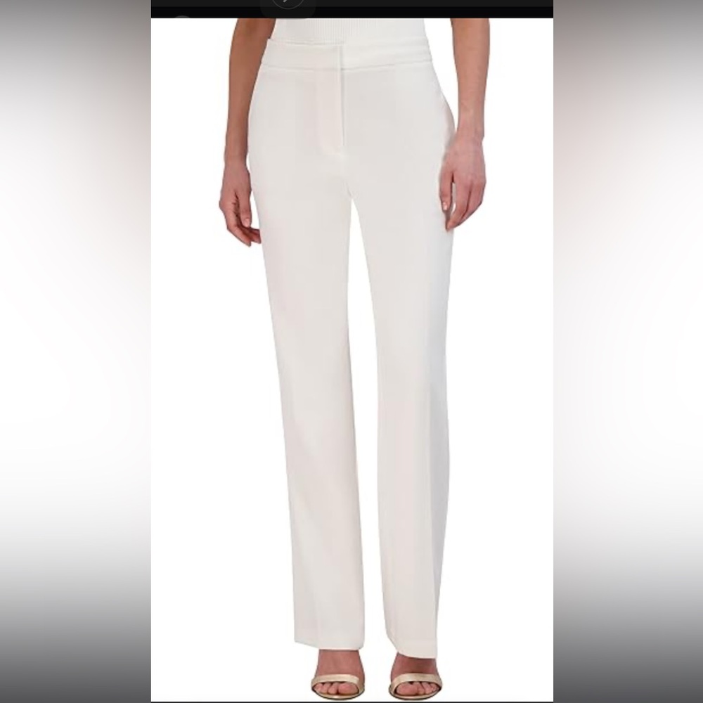 BCBGMaxAzria women's Crisp White Dress Pants